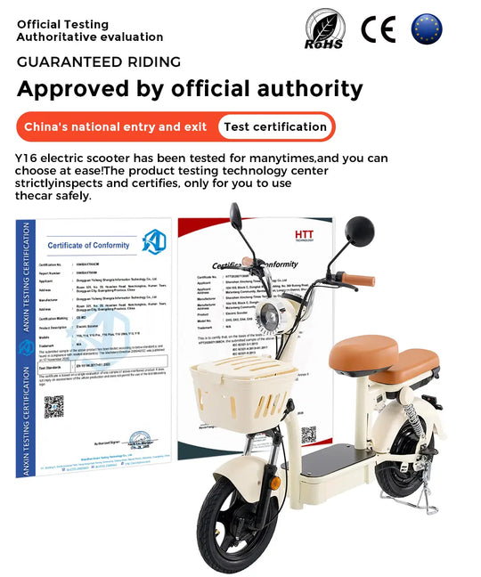 iScooter Y16 Seated Electric Scooter Light commuting