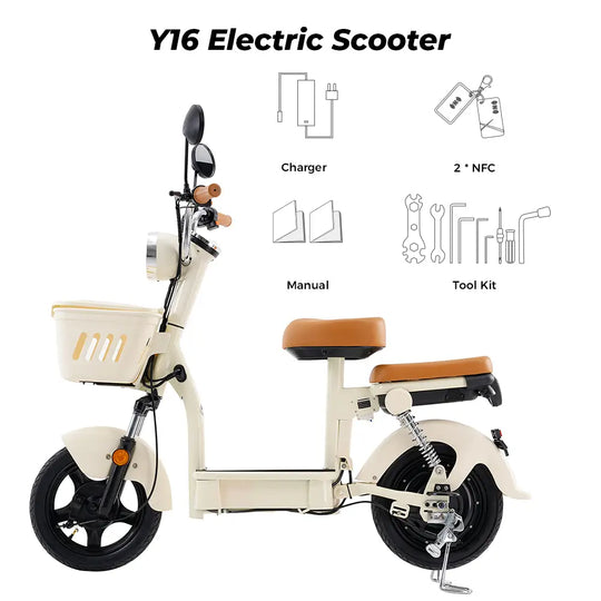 iScooter Y16 Seated Electric Scooter Light commuting