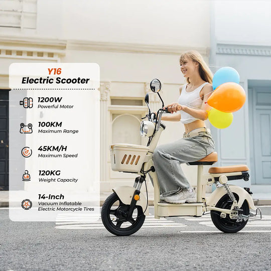 iScooter Y16 Seated Electric Scooter Light commuting