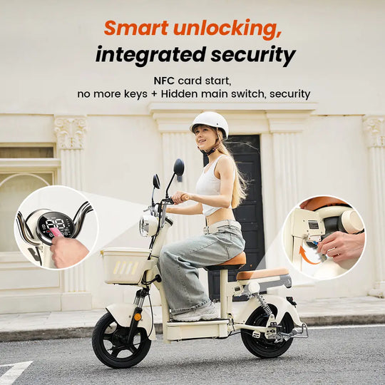 iScooter Y16 Seated Electric Scooter Light commuting
