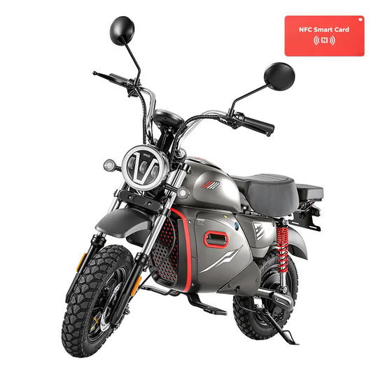 iScooter Y18 Off-road E-scooter 48V 20Ah Battery 80-90km Range 2000W Motor 55km/h Max speed Double suspension 15"x 3.o" All-TerrainTires Electric scooter