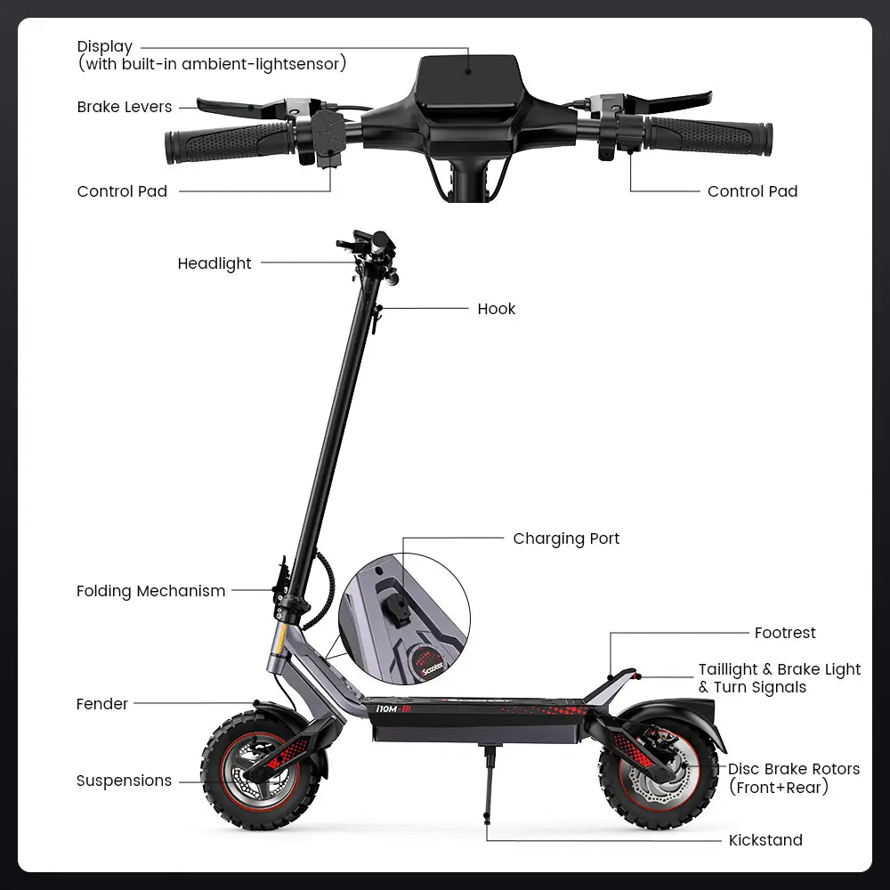 iScooter i10M Off-Road Electric Scooter