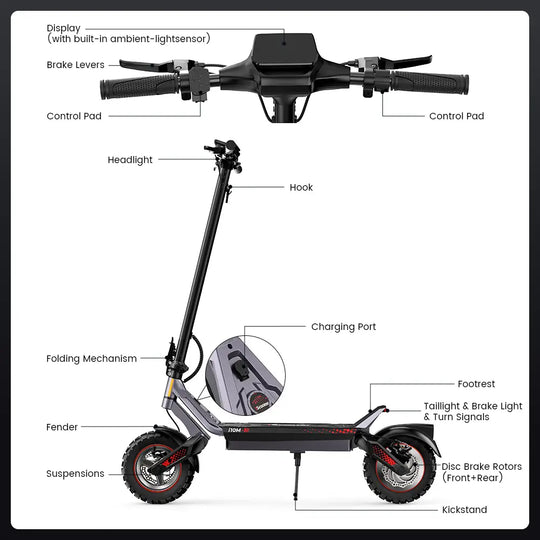 iScooter i10M Off-Road Electric Scooter
