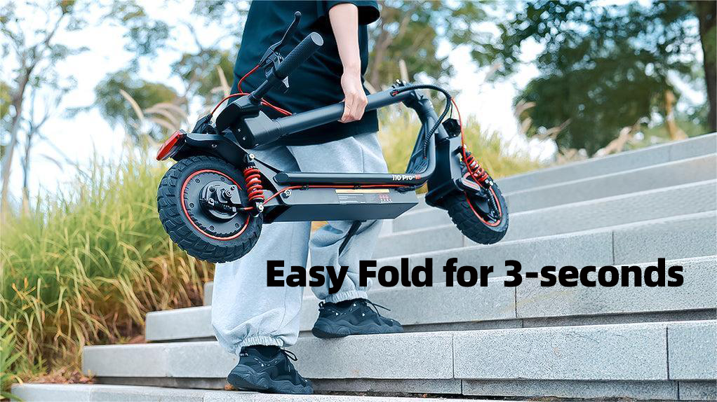 iScooter i10 Pro 800W 10 inch electric scooter 60 km max. range Powerful scooters 15 Ah 45 km/h electric scooter