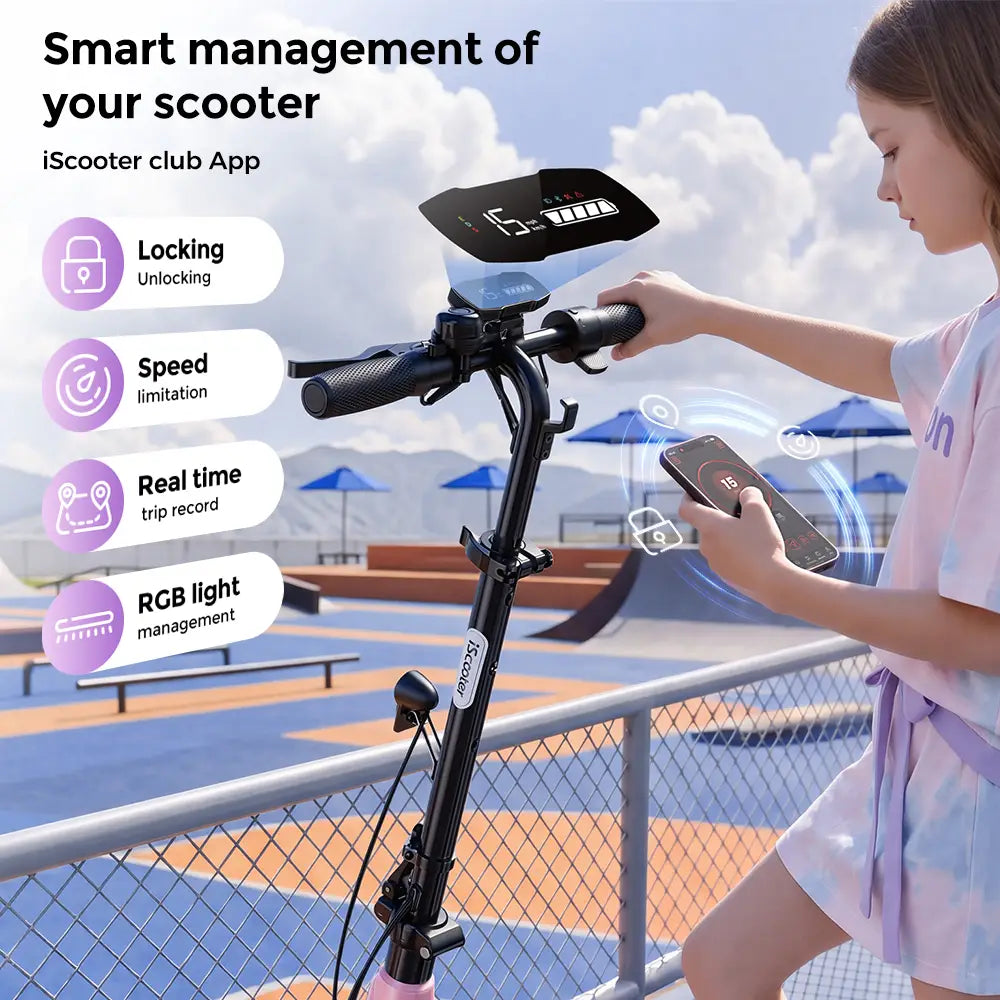iScooter iK5LR Kids Electric Scooter