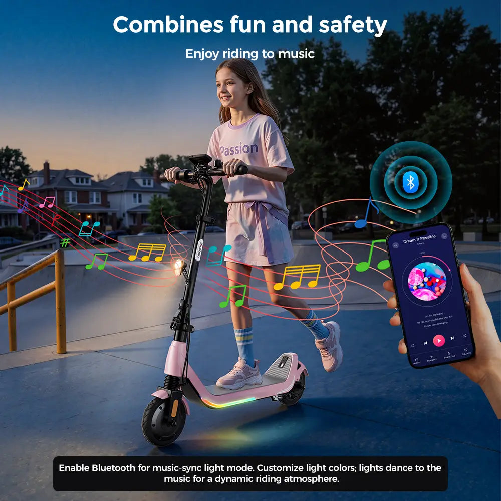 iScooter iK5LR Kids Electric Scooter