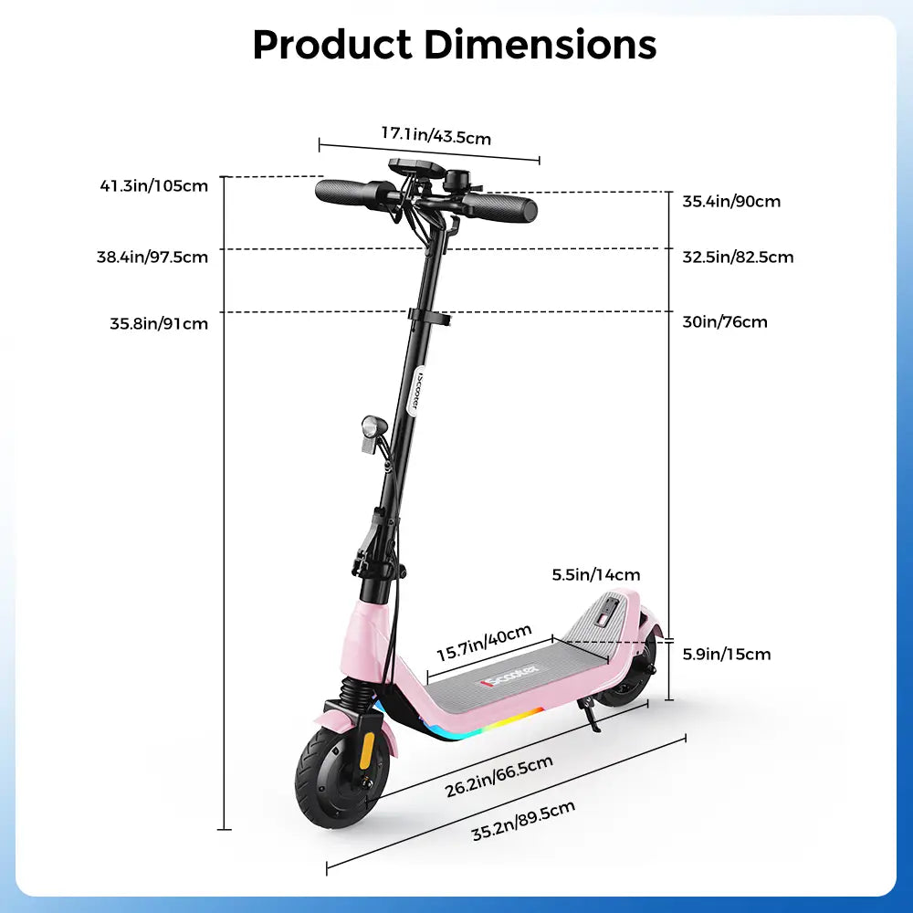 iScooter iK5LR Kids Electric Scooter
