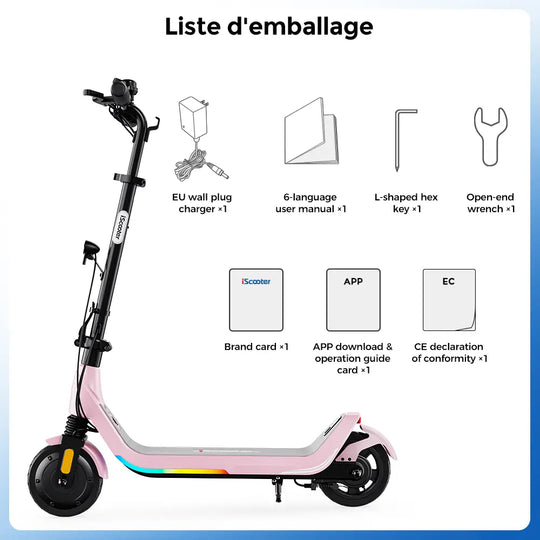 iScooter iK5LR Kids Electric Scooter