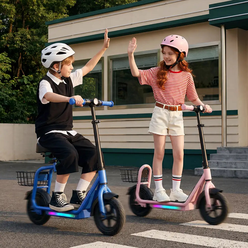 iScooter iK7 Kids Electric Scooter With seat