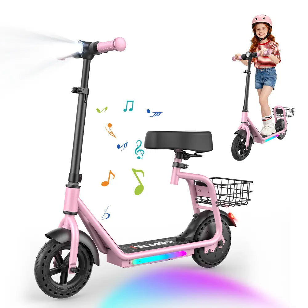 iScooter iK7 Kids Electric Scooter With seat