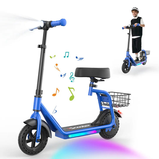 iScooter iK7 Kids Electric Scooter With seat