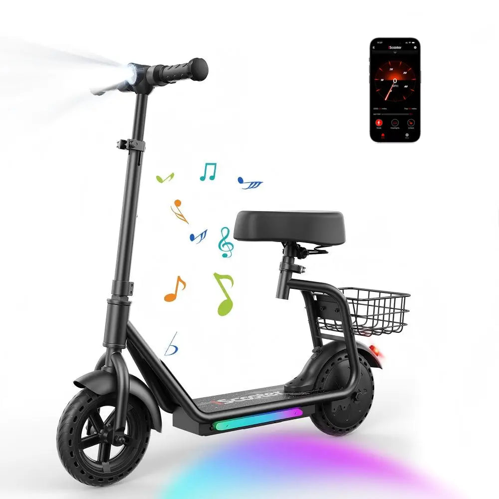 iScooter iK7 Kids Electric Scooter With seat