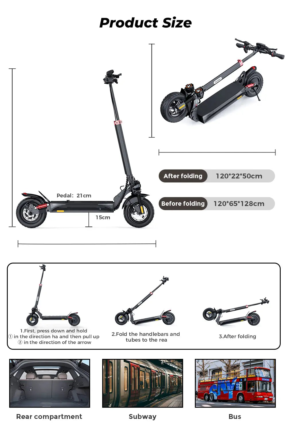 iScooter iX4 800W Off-Road Electric Scooter 45km/h