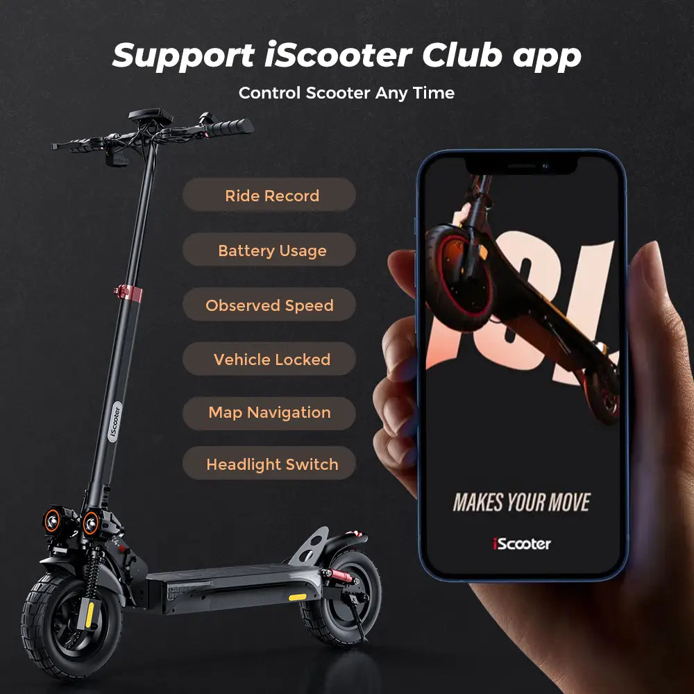 iScooter iX4 800W Off-Road Electric Scooter 45km/h