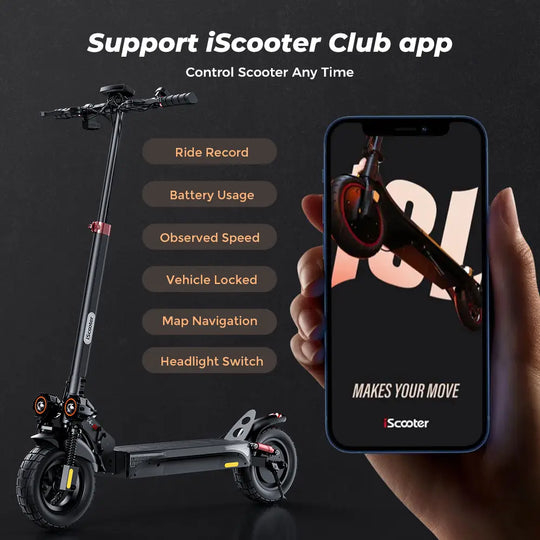 iScooter iX4 800W Off-Road Electric Scooter 45km/h