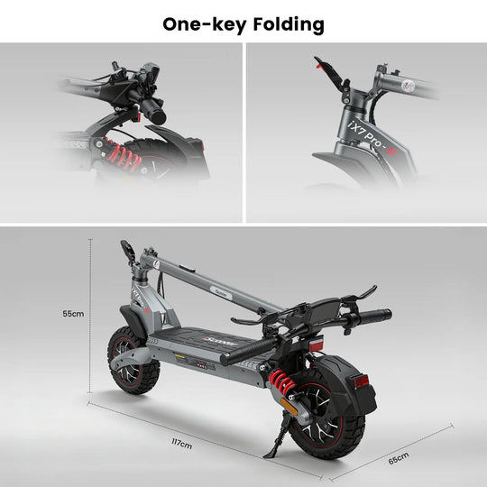 iScooter iX7 Pro (ES-VMP) 500W*2 Dual motors E-Scooter