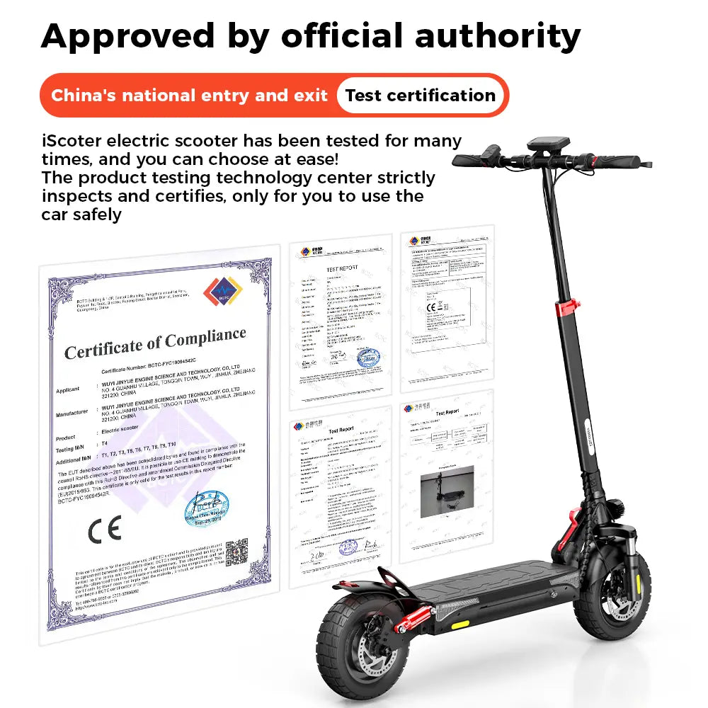 iScooter iX3 800W Off-Road Electric Scooter 40km/h