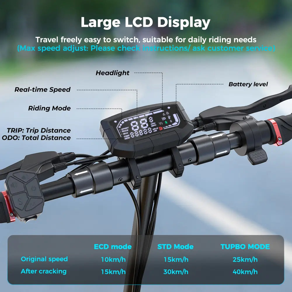 iScooter iX3 800W Off-Road Electric Scooter 40km/h