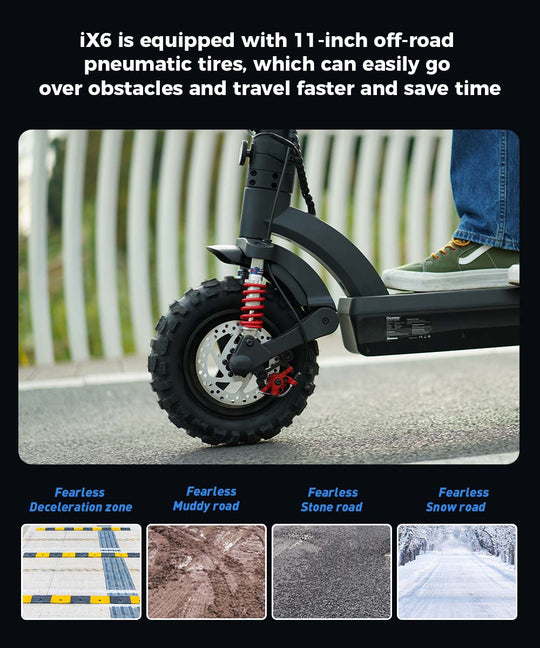 iScooter iX6 1000W Electric Off-Road Scooter