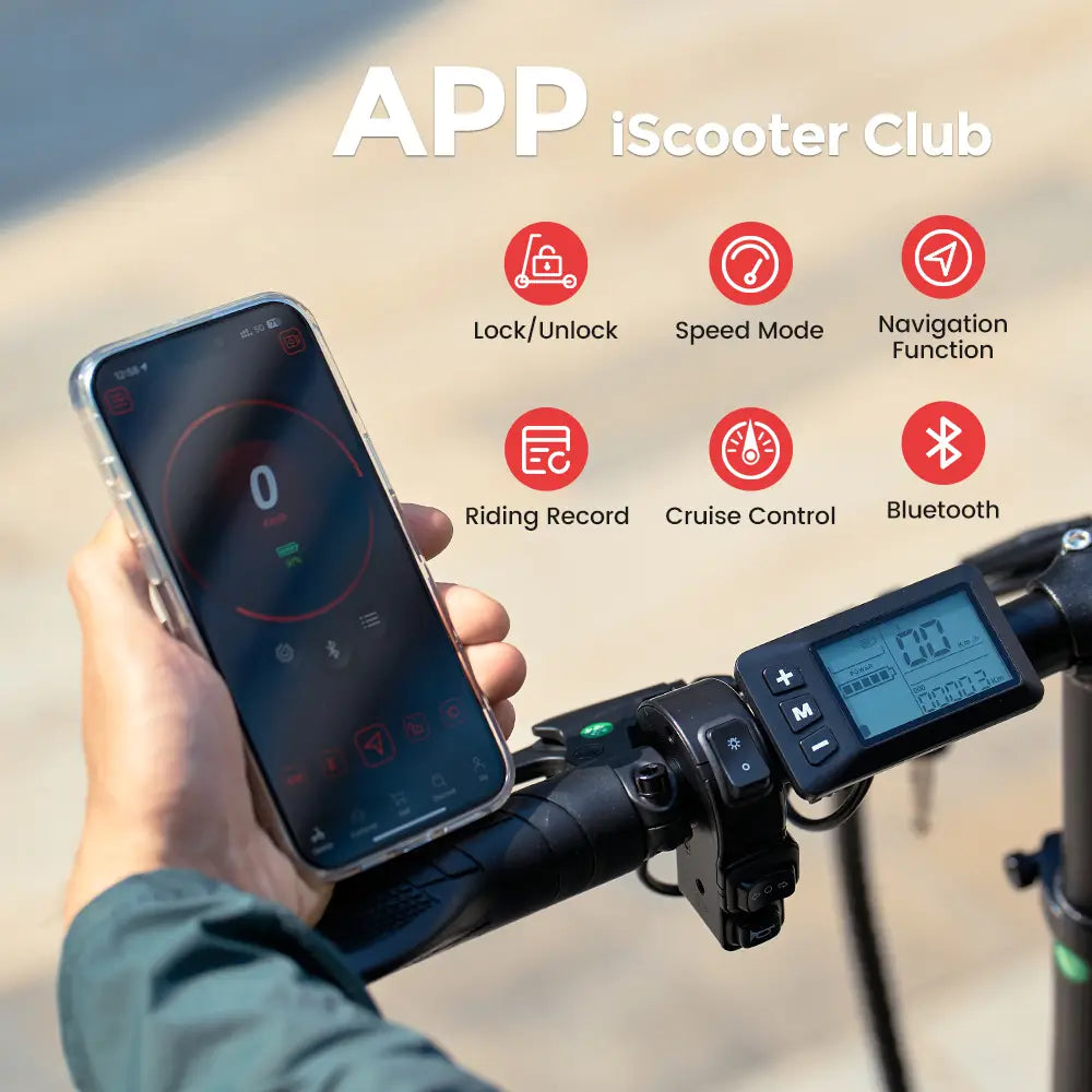 iScooter F7 Seated Electric Scooter Light commuting