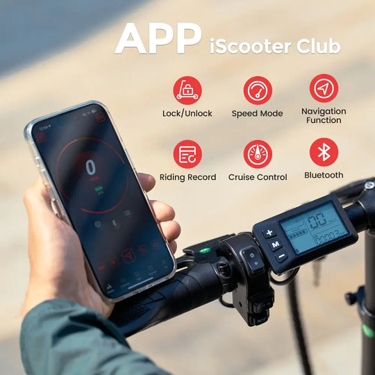 iScooter F7 Seated Electric Scooter Light commuting