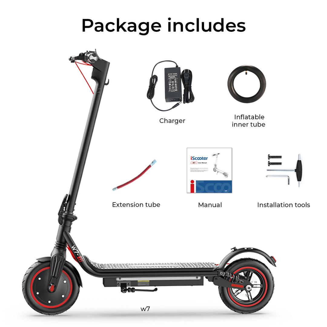 iScooter w7 Urban Commuting Electric Scooter 37km